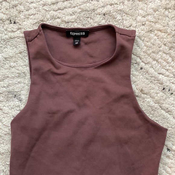 Express Taupe Bodysuit - Picture 2 of 4